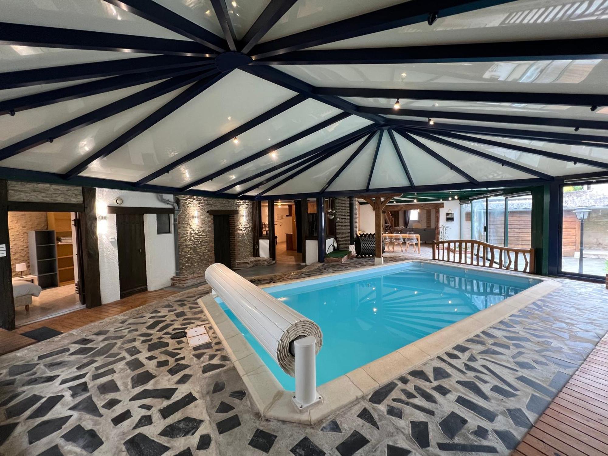 Rigolet Maison En Ville Avec Piscine Interieure Le Controis-en-Sologne Exteriér fotografie